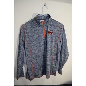 Oklahoma State University 1/4 Zip LIGHTWEIGHT‎ Long Sleeve Shirt BOYS XL 14 16